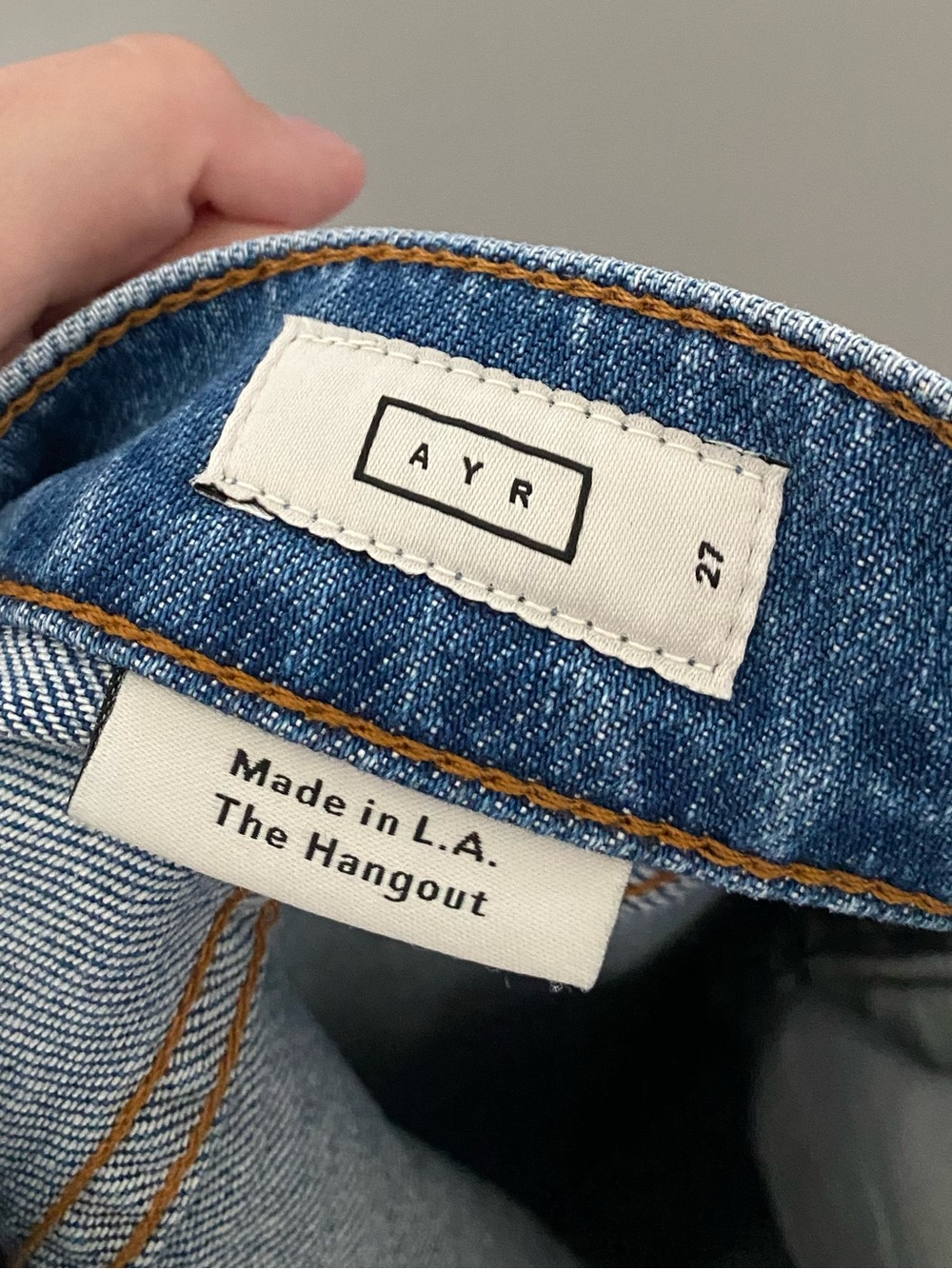 AYR The Hangout High Rise Bootcut Jeans Medium Wash Blue Denim Size 27 - Picture 7 of 7